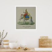 インドラ、Marlet et Cieによる彫刻(カラーリトボ) ポスター (キッチン)