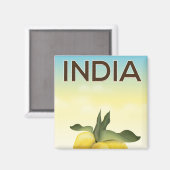 インドレモン旅行ポスター マグネット (正面/裏面)