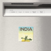 インドレモン旅行ポスター マグネット (インサイチュ (食洗機))