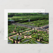 インドレー・エ・ロワールのビランディ・シャトーの庭園 ポストカード (正面/裏面)