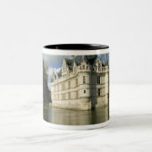 インドレ·エ·ロワール·アザイ·ル·リドーの館、2 ツートーンマグカップ (中央)