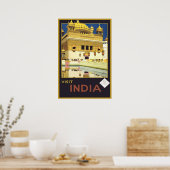 インドヴィンテージ旅行を訪れる ポスター (キッチン)