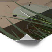 インドヴィンテージ旅行ポスター ポスター (角)