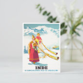 インドヴィンテージ旅行 ポストカード (スタンド正面)