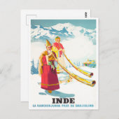 インドヴィンテージ旅行 ポストカード (正面/裏面)