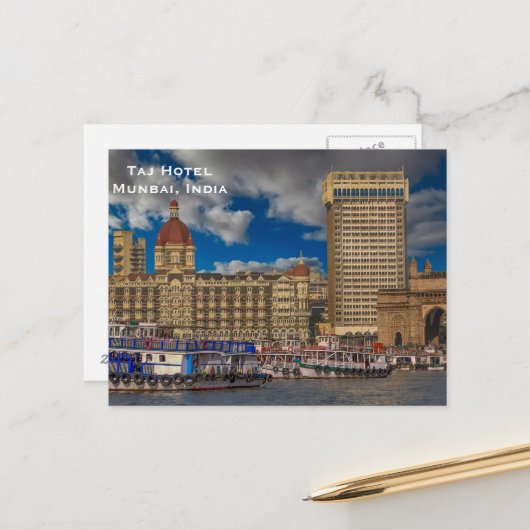 インドヴィンテージ観光旅行はがきを追加 ポストカード (正面/裏面インサイチュ)