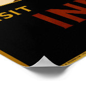 インドヴィンテージ1929旅行 ポスター (角)