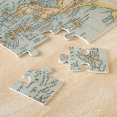 インド中国とマレーシア列島 ジグソーパズル (側面)