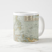 インド中国とマレーシア列島 ジャンボコーヒーマグカップ (正面右)