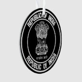 インド丸エンブレム オーナメント (正面)
