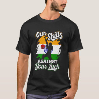 インド代表クリケットチーム テストマッチ ユニフォーム Tシャツ