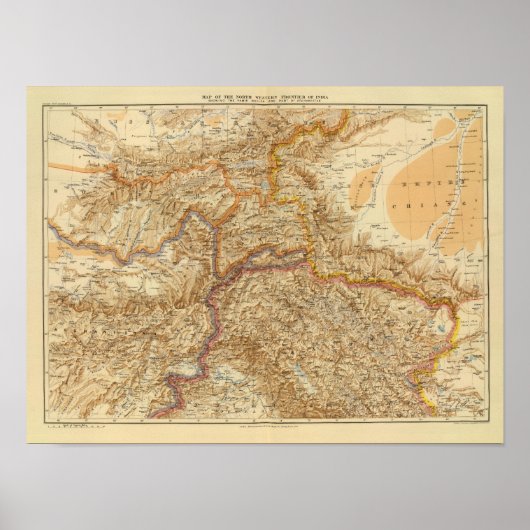 インド北西部フロンティア ポスター (正面)