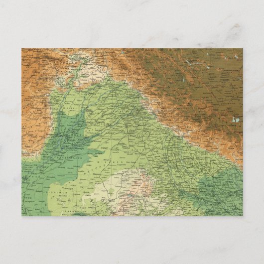 インド北西部 ポストカード (正面)