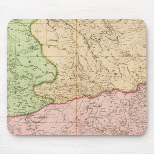 インド半島北部 マウスパッド (正面)