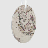 インド及び東のインディの地図 オーナメント (正面)