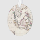 インド及び東のインディの地図 オーナメント (正面)