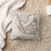 インド及び東のインディの地図 クッション (ブランケット)