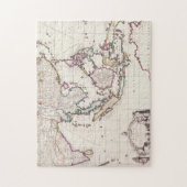 インド及び東のインディの地図 ジグソーパズル (縦)