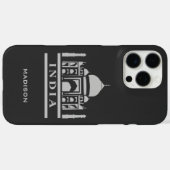 インド名前をカスタムするとカラー Case-Mate iPhoneケース (裏面 (横))