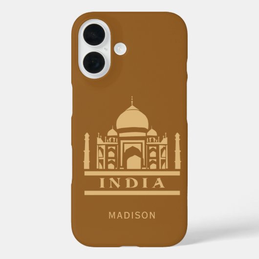 インド名前をカスタムするとカラー Case-Mate iPhoneケース (裏面)