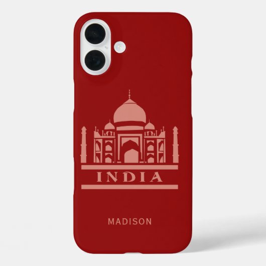 インド名前をカスタムするとカラー Case-Mate iPhoneケース (裏面)