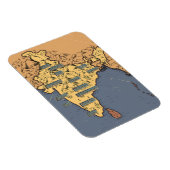 インド図解入りの、写真付きのの旅行マップ マグネット (右側)