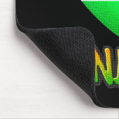 インド国旗のハート切り出し マウスパッド (コーナー)