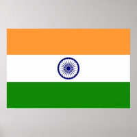 インド国旗のポスター