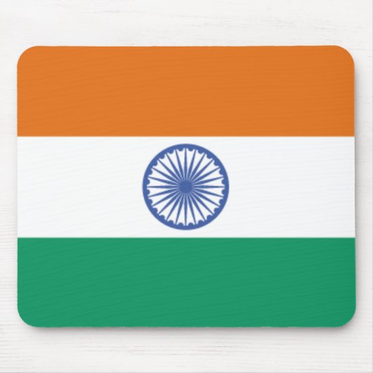 インド国旗のマウスパッド マウスパッド (正面)