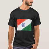 インド国旗の土産伝統旅行 Tシャツ (正面)