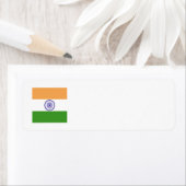 インド国旗の紋章 ラベル (インサイチュ)