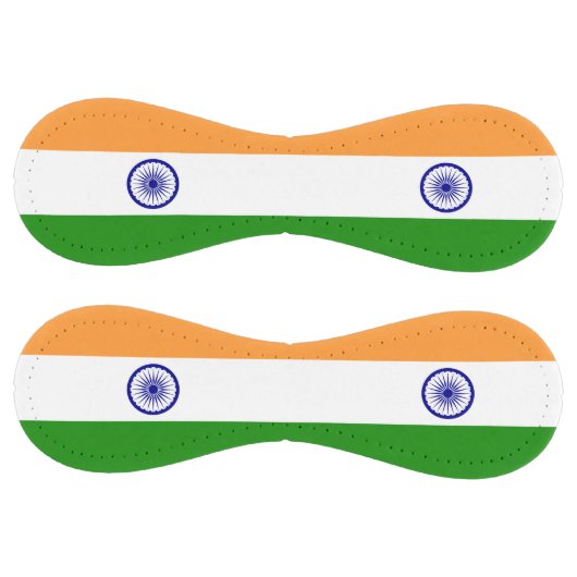 インド国旗を持つ愛国的なソフトボール ソフトボール (パネル)