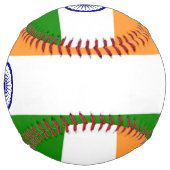 インド国旗を持つ愛国的なソフトボール ソフトボール (正面)