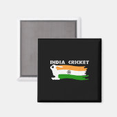 インド国旗ギフト付きインドクリケットジャージ  マグネット (正面/裏面)