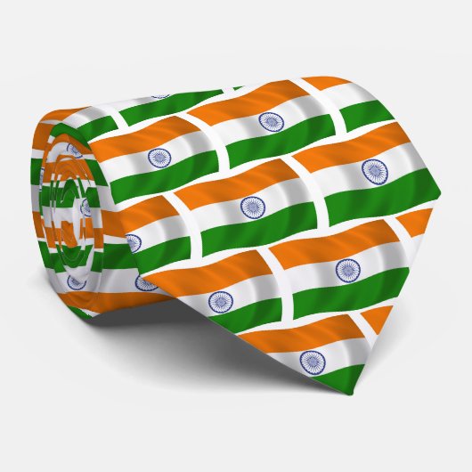 インド国旗ネクタイ ネクタイ (ロール)