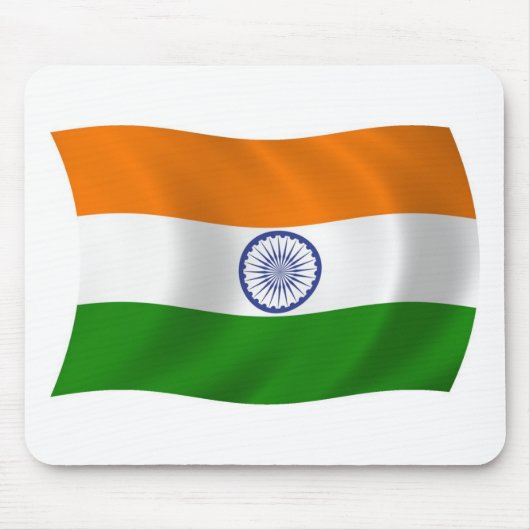 インド国旗マウスパッド マウスパッド (正面)