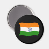 インド国旗マグネット マグネット (正面/裏面)