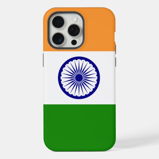 インド国旗 アップル iPhone 15 Pro Max ケース (裏面)