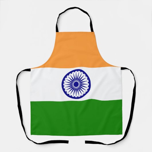 インド国旗 エプロン (正面)