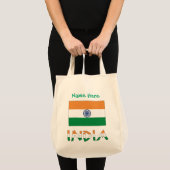 インド国旗 オーダーメイドギフト トートバッグ (正面(商品))