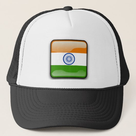 インド国旗 キャップ (正面)