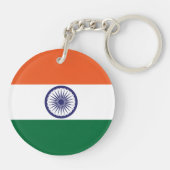 インド国旗 キーホルダー (裏面)