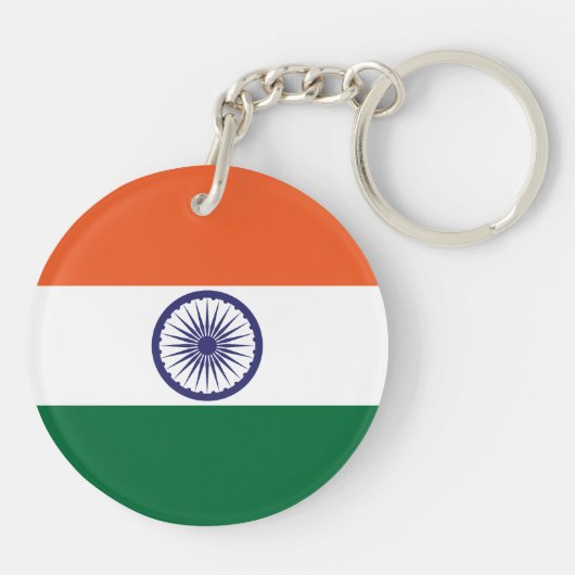 インド国旗 キーホルダー (裏面)