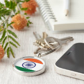 インド国旗 キーホルダー (側面)