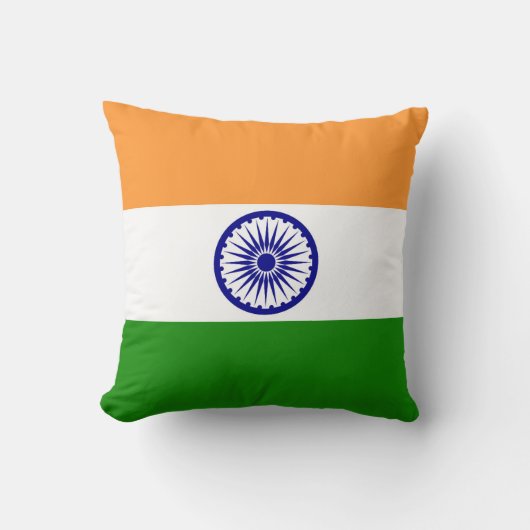 インド国旗 クッション (正面)