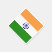 インド国旗 スタンダードカクテルナプキン (角)