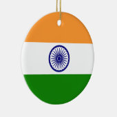 インド国旗 セラミックオーナメント (右)