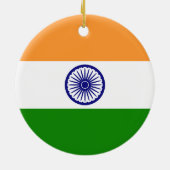 インド国旗 セラミックオーナメント (裏面)