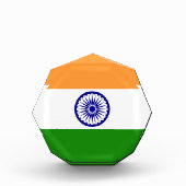 インド国旗 フォトブロック (正面)