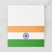 インド国旗 プレイスカード (外部開封)